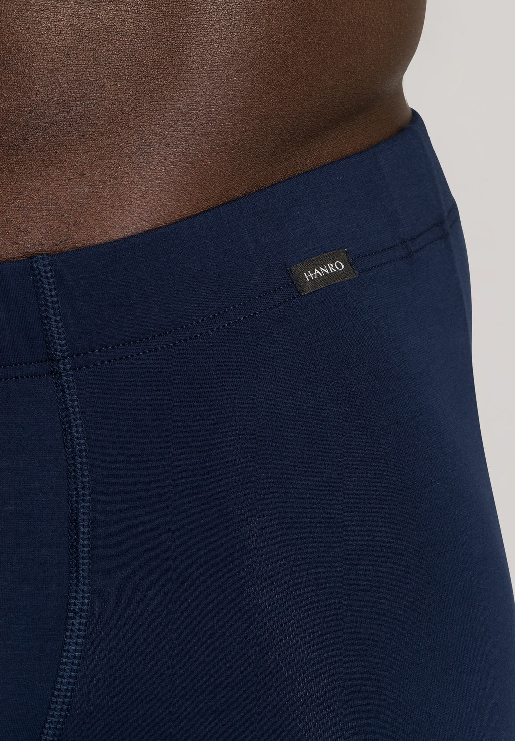 73079 Cotton Essentials 2 Pack Boxer Brief With Covered Waistband - 2399 Lt Melange/Deep Navy