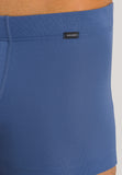 73079 Cotton Essentials 2 Pack Boxer Brief With Covered Waistband - 2897 Slate Blue / Mid Grey