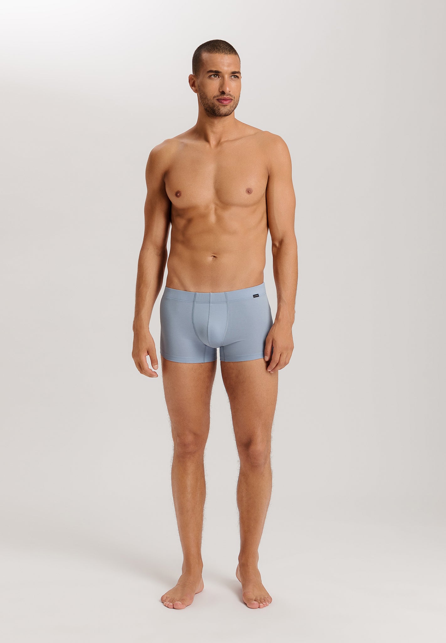 Cotton Essentials 2 Pack Boxer Brief With Covered Waistband | Deep Navy/Sea Breeze 73079-3021