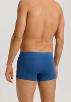 Cotton Essentials 2 Pack Boxer Brief With Covered Waistband | Dutch Blue / Deep Navy 73079-3046