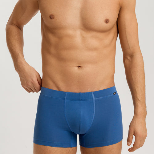 Cotton Essentials 2 Pack Boxer Brief With Covered Waistband | Dutch Blue / Deep Navy 73079-3046