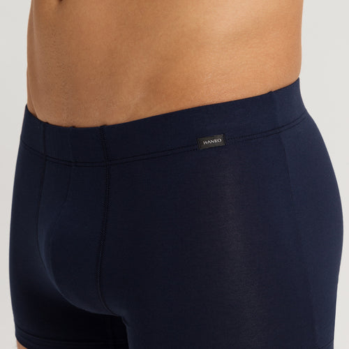 Cotton Essentials 2 Pack Boxer Brief With Covered Waistband | Dutch Blue / Deep Navy 73079-3046