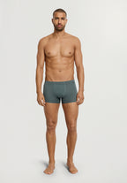 Cotton Essentials 2-Pack Cotton Boxer Brief With Covered Waistband | Studio Green / Retro Bl 73079-3117