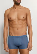 Cotton Essentials 2-Pack Cotton Boxer Brief With Covered Waistband | Studio Green / Retro Bl 73079-3117