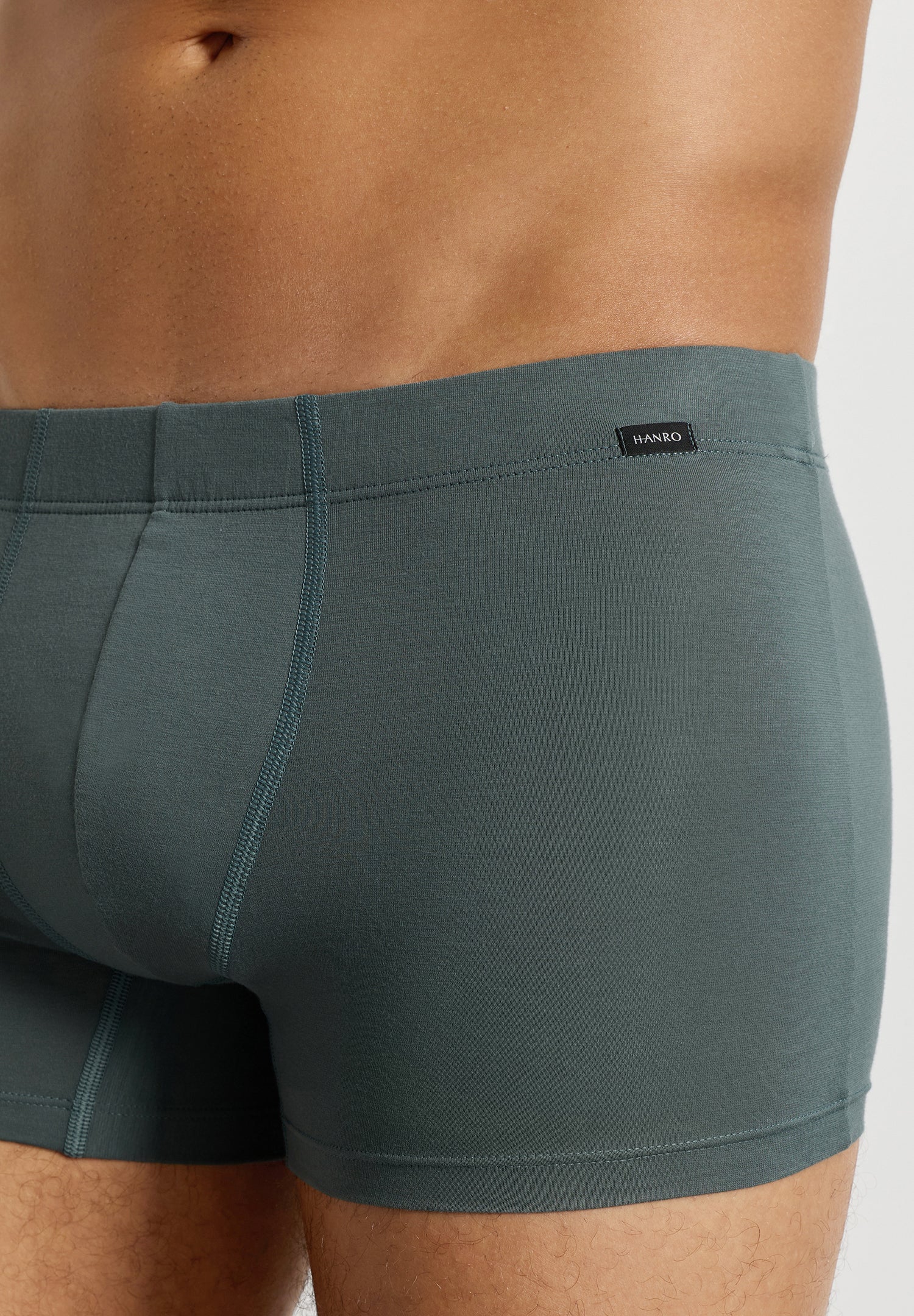 Cotton Essentials 2-Pack Cotton Boxer Brief With Covered Waistband | Studio Green / Retro Bl 73079-3117