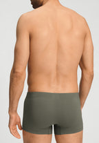 Cotton Essentials 2-Pack Cotton Boxer Briefs With Covered Waistband | Charcoal / Smokey Olive 73079-3135