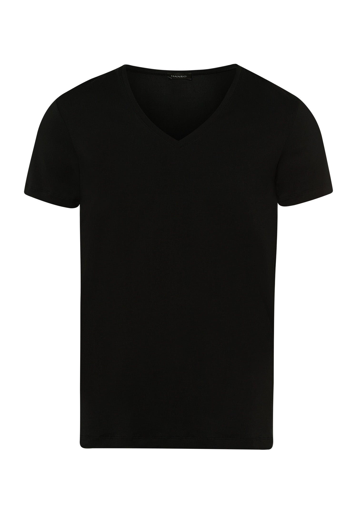 73089 Cotton Superior V-Neck Shirt - 199 Black