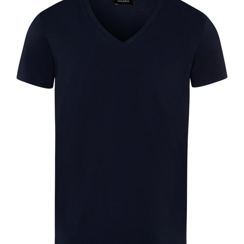 73089 Cotton Superior V-Neck Shirt - 593 Midnight Navy