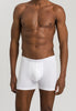 73090 Cotton Superior Long Leg Boxer Brief - 101 White