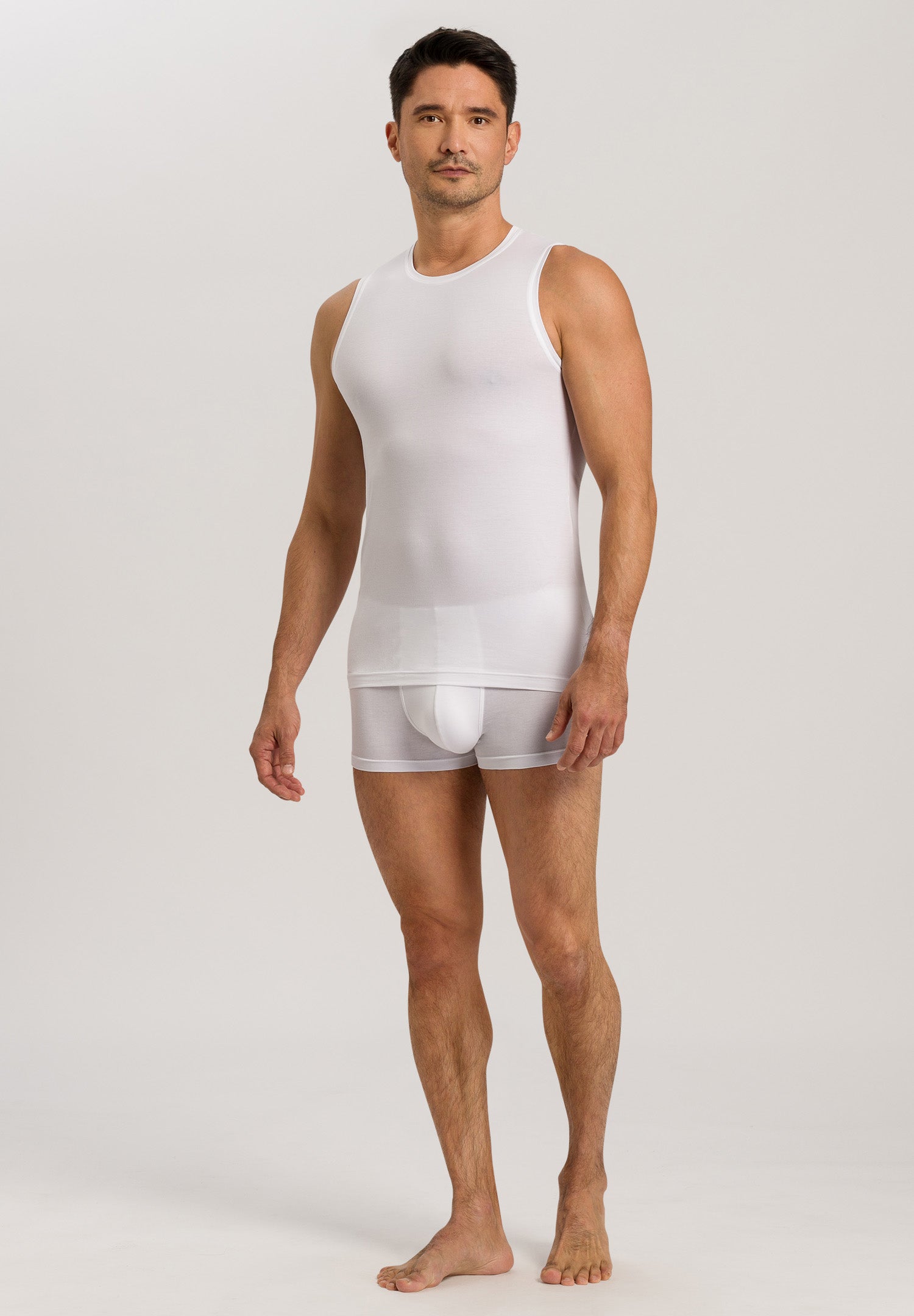 73098 Cotton Superior Sleeveless Tshirt - 101 White