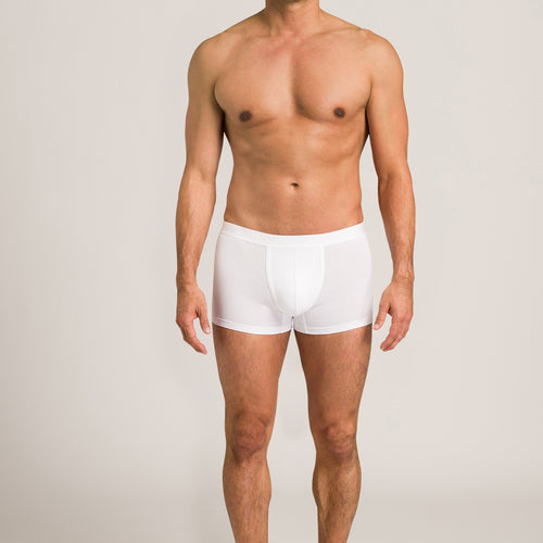 73102 Cotton Essentials Boxer Briefs - 0100 All White