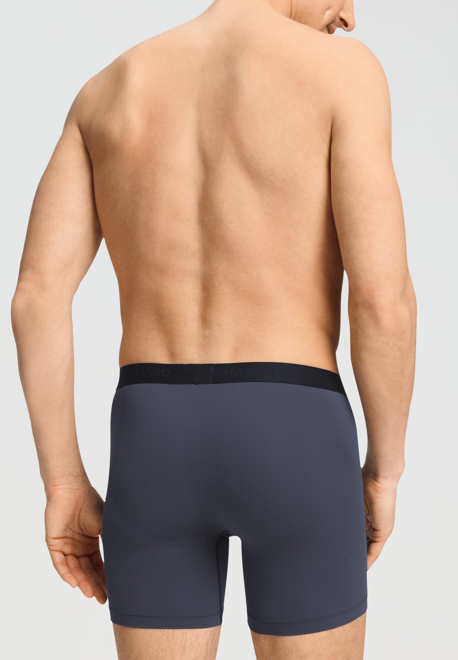 Micro Touch Long Boxer Brief | Stormy Gray 73117-2139