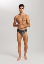 Fancy Micro Quick Dry Briefs | Striped Palm Print 73124-3015