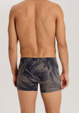 Fancy Micro Quick Dry Long Boxer Brief | Striped Palm Print 73125-3015