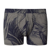 Fancy Micro Quick Dry Long Boxer Brief | Striped Palm Print 73125-3015