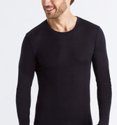 73153 Silk/Cashmere L/Slv Shirt - 019 Black