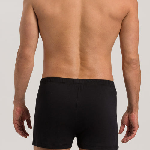 73172 Sea Island Cotton Boxer - 019 Black