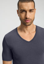 Natural Function V-Neck Tencel Fitted T-Shirt | Stormy Gray 73185-2139