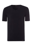 73185 Natural Function Short Sleeve V-Neck Shirt - 2197 Deep Black