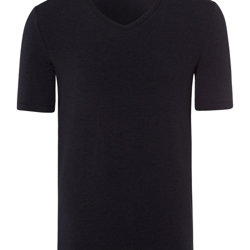 73185 Natural Function Short Sleeve V-Neck Shirt - 2197 Deep Black