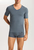 Natural Function V-Neck Tencel Fitted T-Shirt | Black Clay 73185-2584