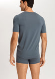 Natural Function V-Neck Tencel Fitted T-Shirt | Black Clay 73185-2584