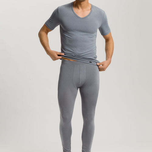 Natural Function V-Neck Tencel Fitted T-Shirt | Cliff Grey 73185-2680