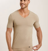 73185 Natural Function Short Sleeve V-Neck Shirt - 2809 Savanna