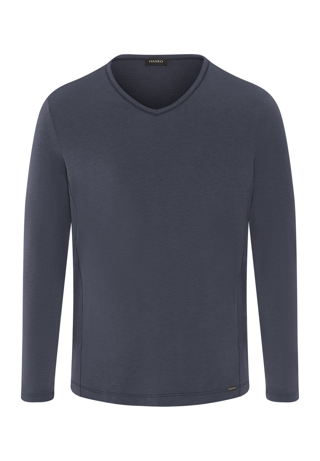 Natural Function Tencel™ And Cotton Fitted V-Neck Top | Stormy Gray 73187-2139