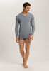 Natural Function Tencel™ And Cotton Fitted V-Neck Top | Cliff Grey 73187-2680
