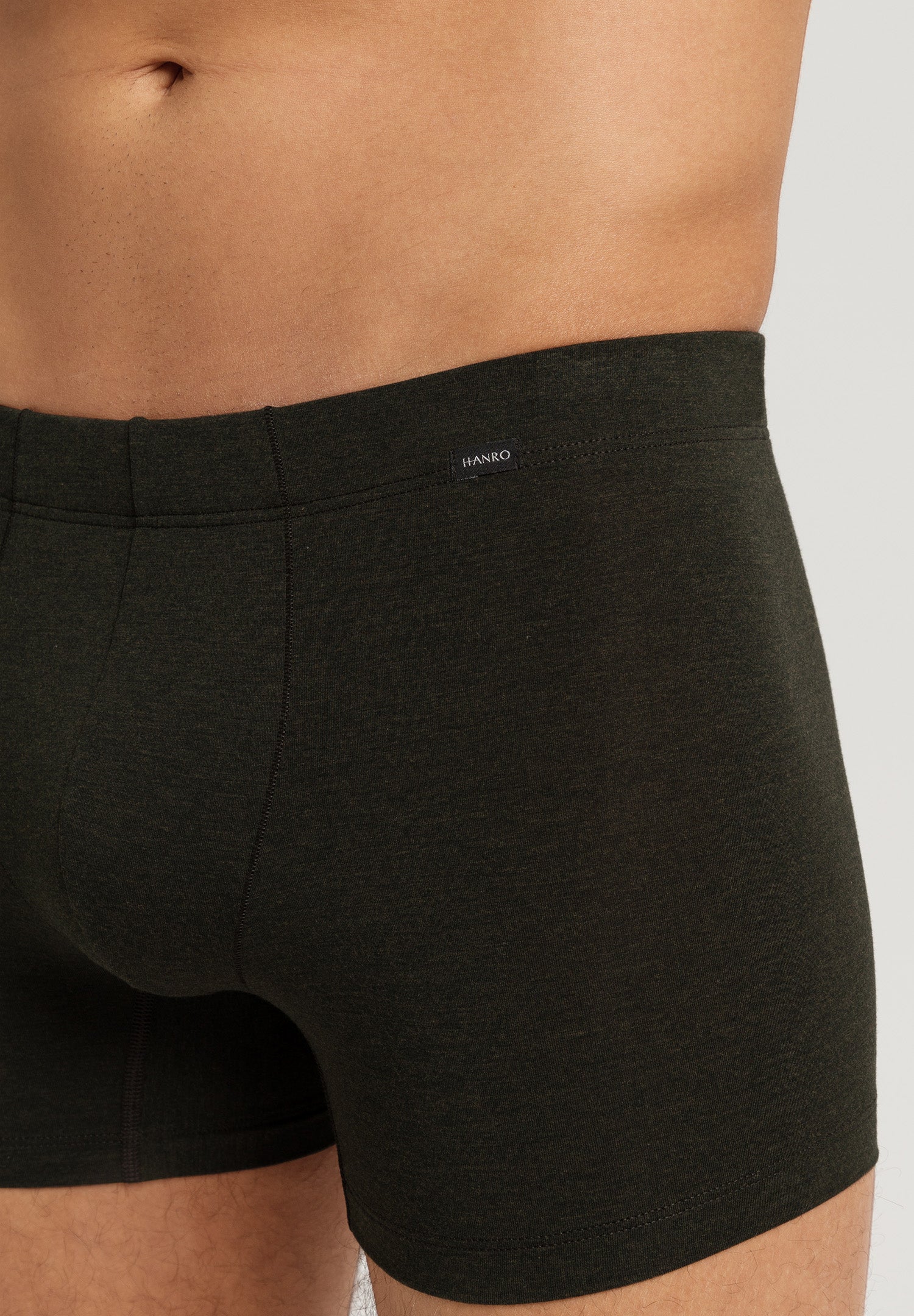 Casuals Single Jersey Boxer Briefs | Earthy Ink Melange 73206-3044