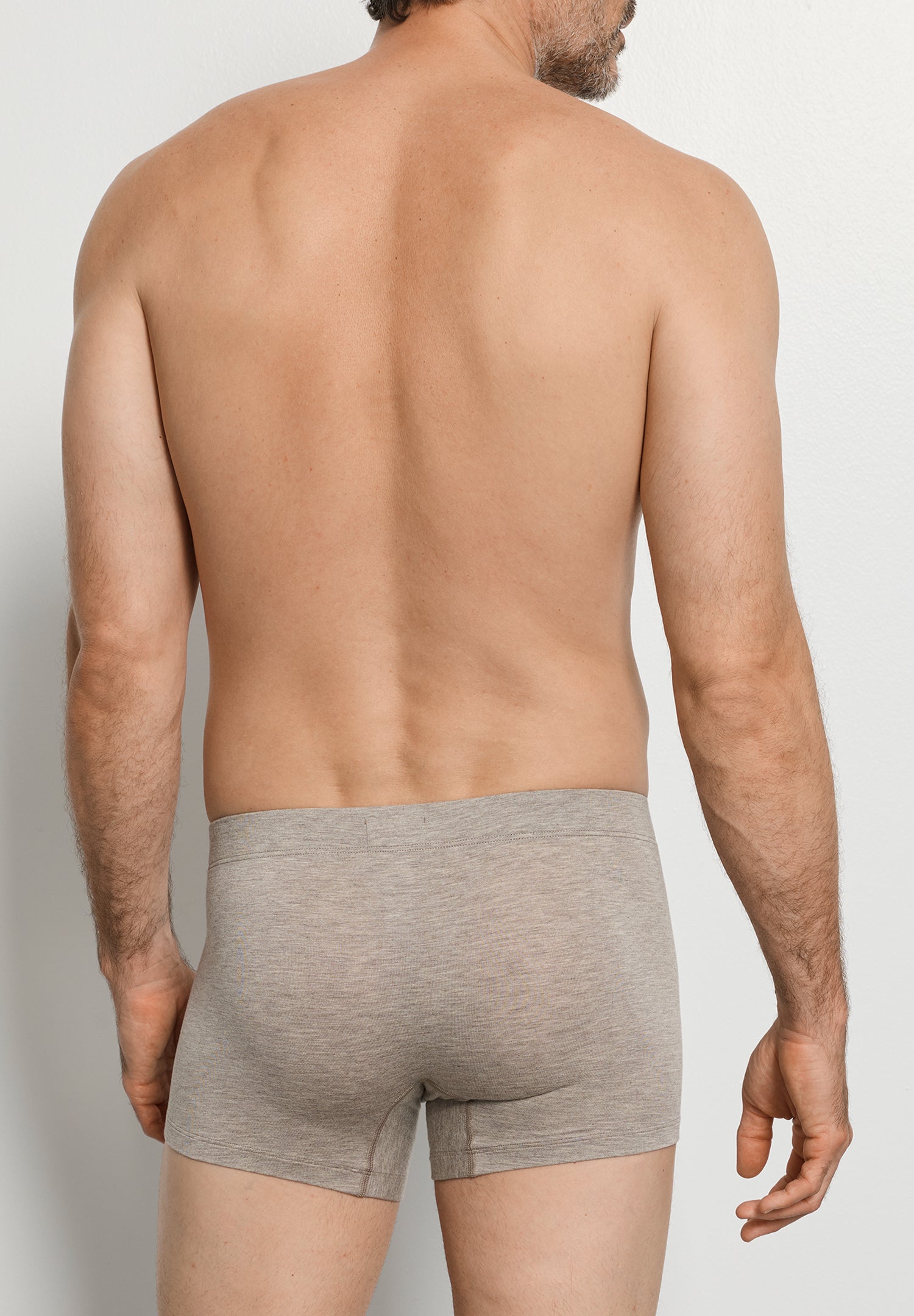 Casuals Single Jersey Boxer Briefs | Hazelnut Melange 73206-3115