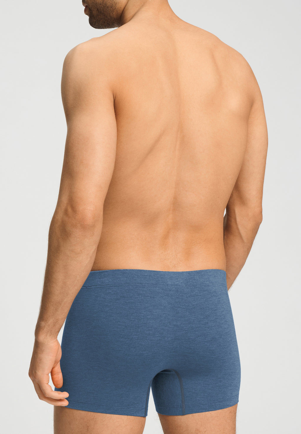 Casuals Single Jersey Boxer Briefs | Tanzanite Melange 73206-3133