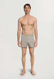 Casuals Single Jersey Boxer With Button Fly | Hazelnut Melange 73207-3115