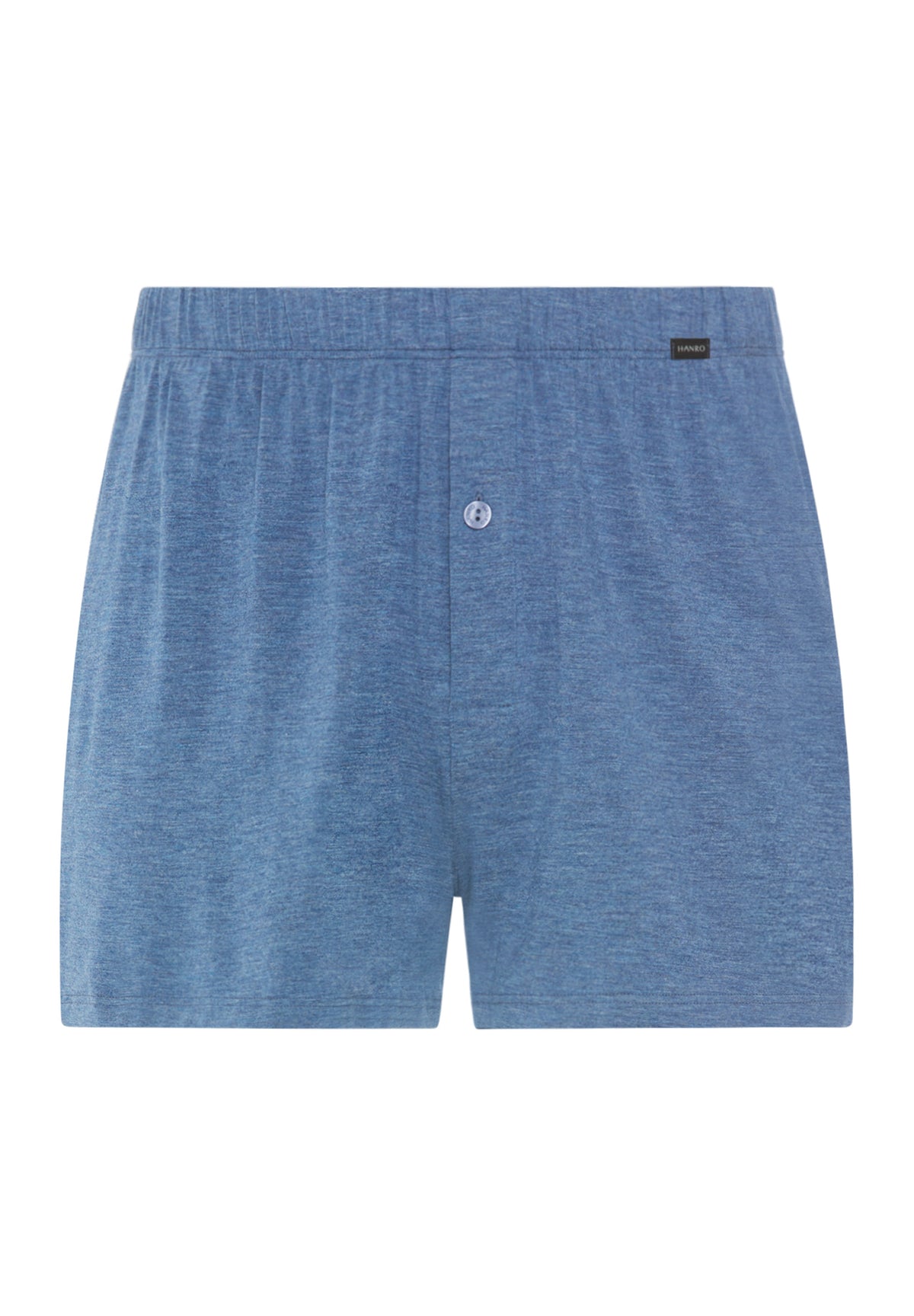 Casuals Single Jersey Boxer With Button Fly | Tanzanite Melange 73207-3133