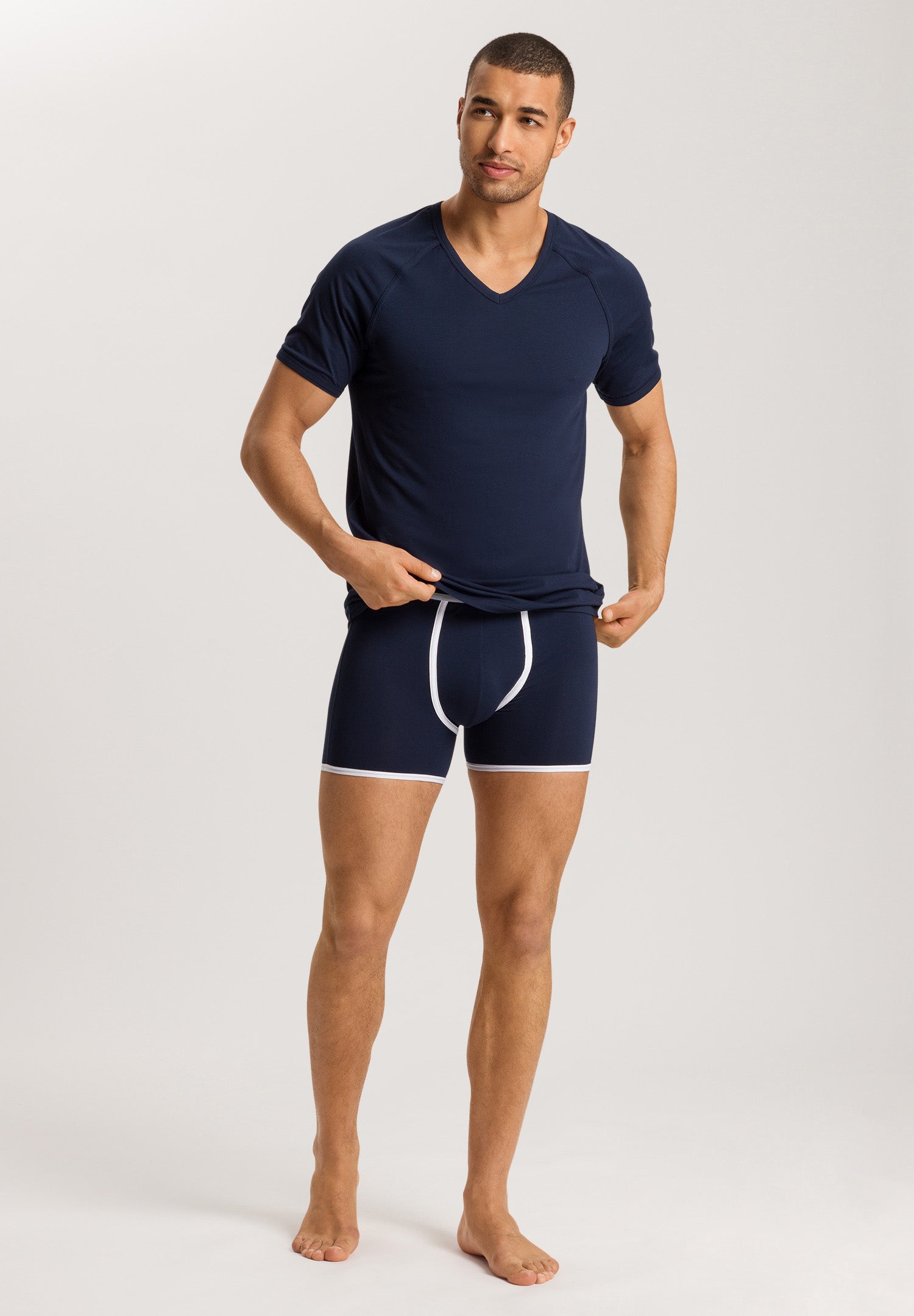 73211 Pierre Boxer Briefs - 1610 Deep Navy