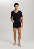 Clean Cut Seamless V-Neck T-Shirt | Black 73251-019