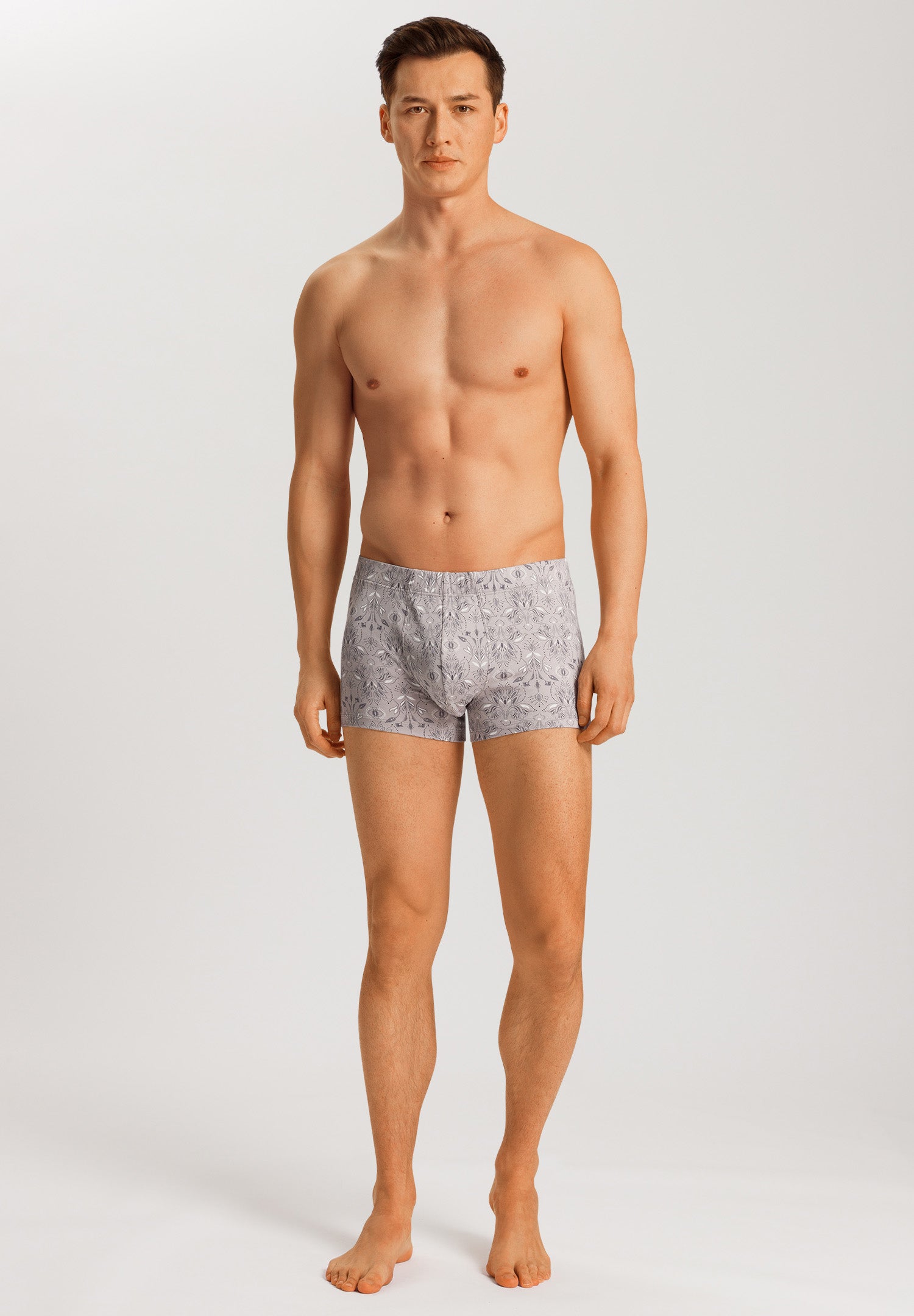 73289 Fancy Jersey BOXER BRIEFS - 2193 Pin Patternwork Light