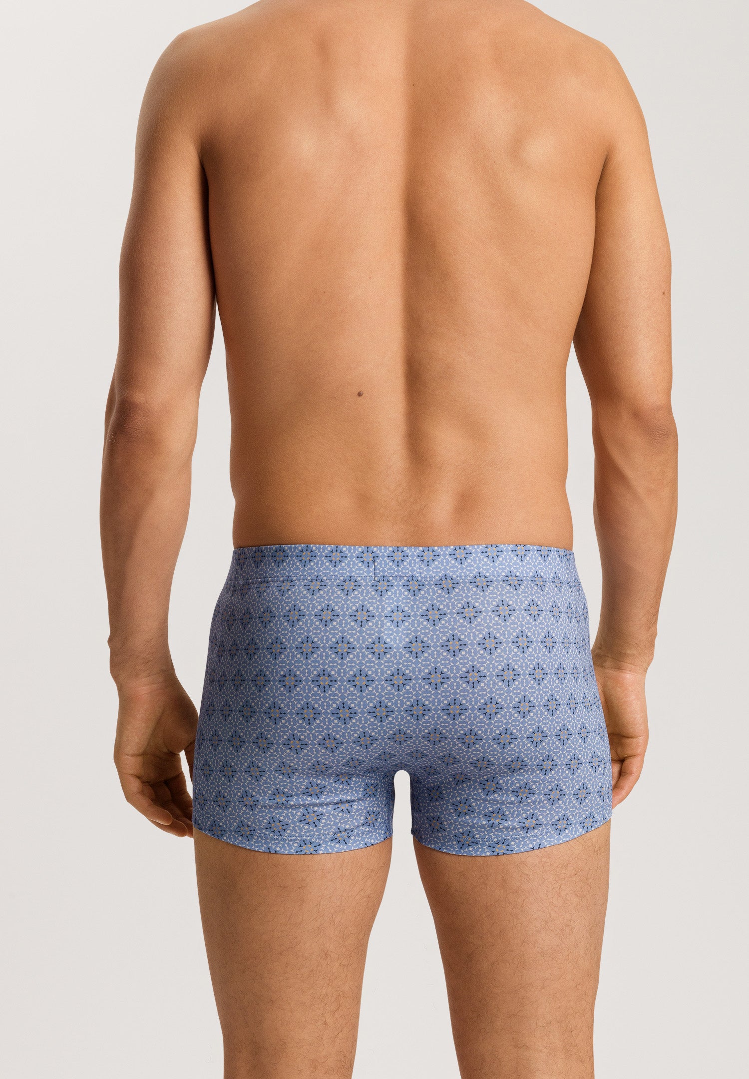 73289 Fancy Jersey BOXER BRIEFS - 2885 Blue Mosaic