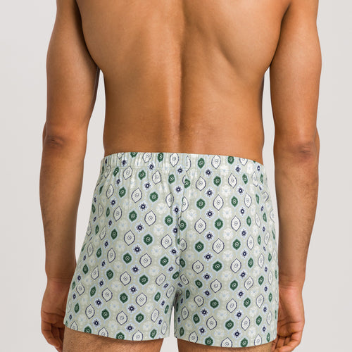 73290 Fancy Jersey KNIT BOXERS - 1234 Floral Minimal