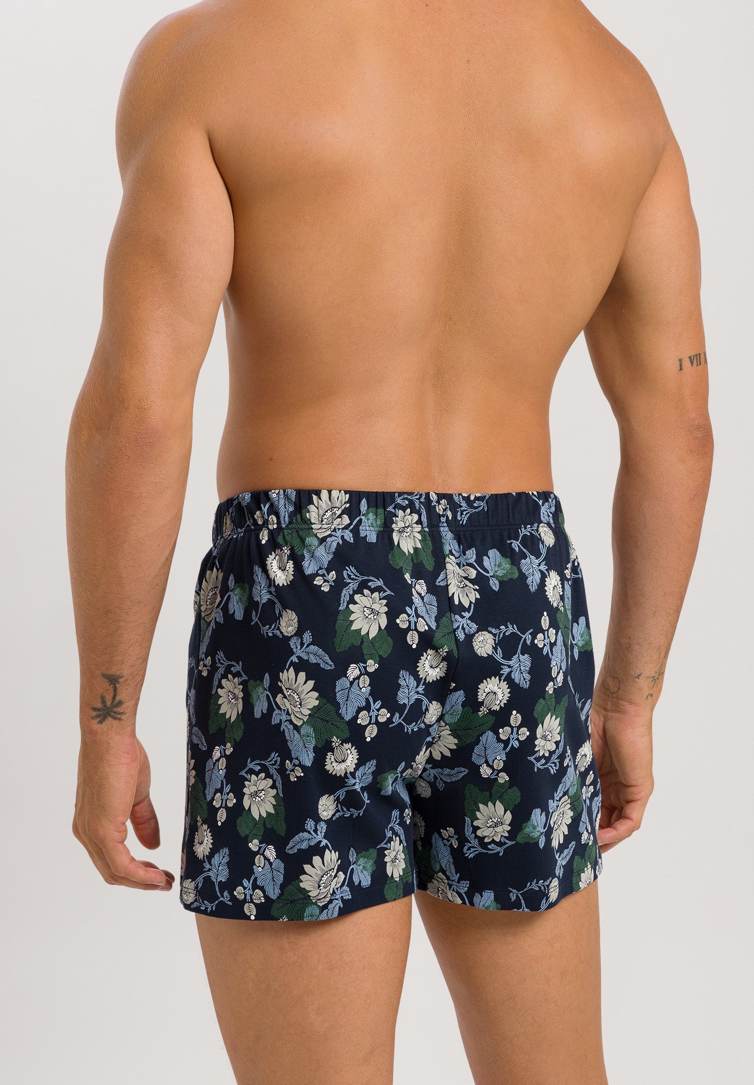 73290 Fancy Jersey KNIT BOXERS - 1251 Fine Lined Print