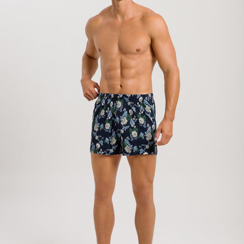 73290 Fancy Jersey KNIT BOXERS - 1251 Fine Lined Print