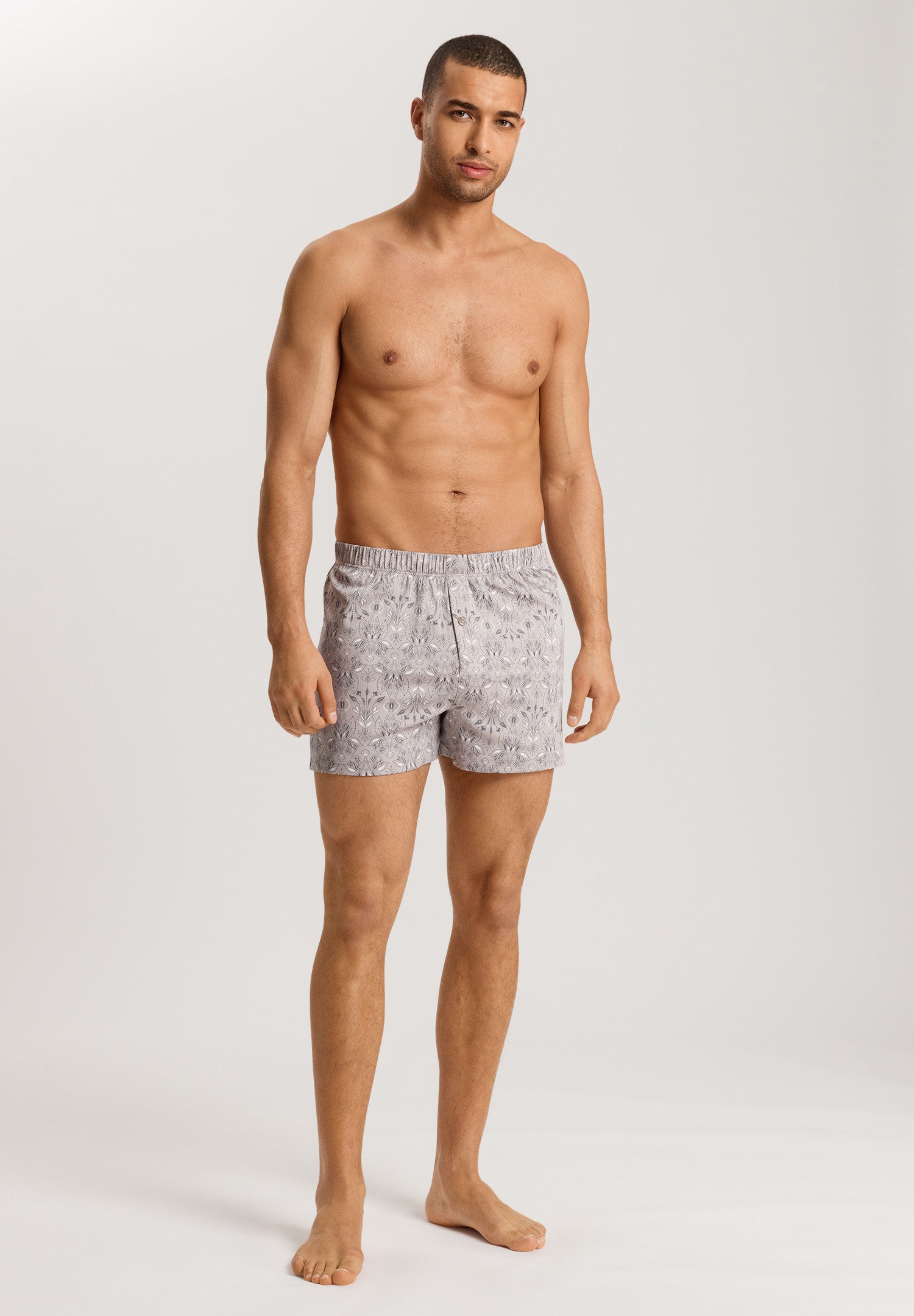 73290 Fancy Jersey KNIT BOXERS - 2193 Pin Patternwork Light