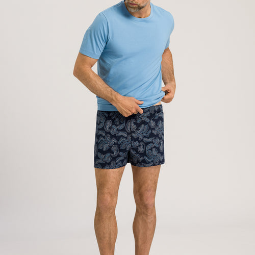 73290 Fancy Jersey KNIT BOXERS - 2381 Wavey Paisley