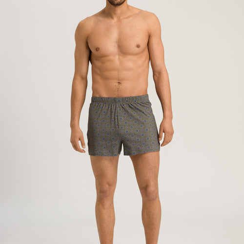 73290 Fancy Jersey KNIT BOXERS - 2396 Antique Minimal