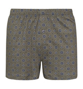 73290 Fancy Jersey KNIT BOXERS - 2396 Antique Minimal