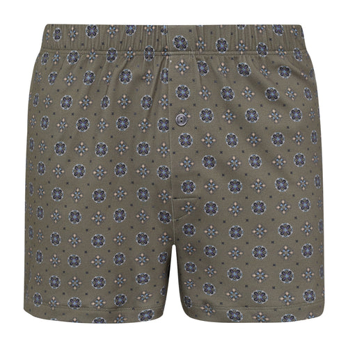 73290 Fancy Jersey KNIT BOXERS - 2396 Antique Minimal