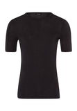 73401 Woolen Silk M Short Slv Shirt - 176 Anthrazit