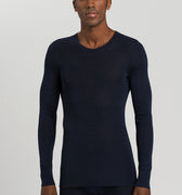 73402 Woolen Silk M Long Sleeve Shirt - 1610 Deep Navy