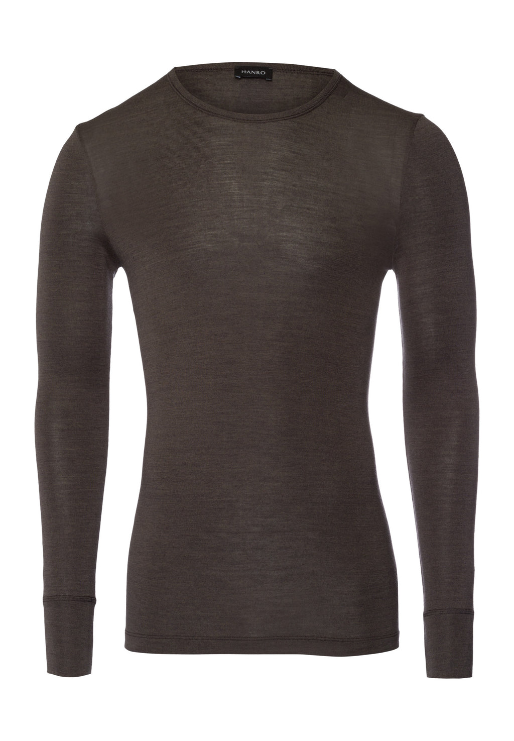 Woolen Silk M 	wool And Silk Fitted Top | Earthy Ink 73402-2147